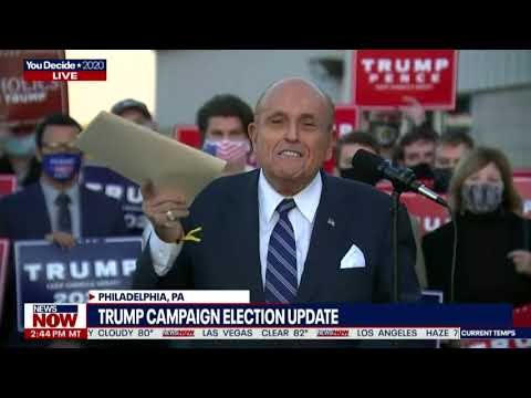 Youtube: "MASSIVE FRAUD" Rudy Giuliani Says Major LAWSUITS Will Be Happening