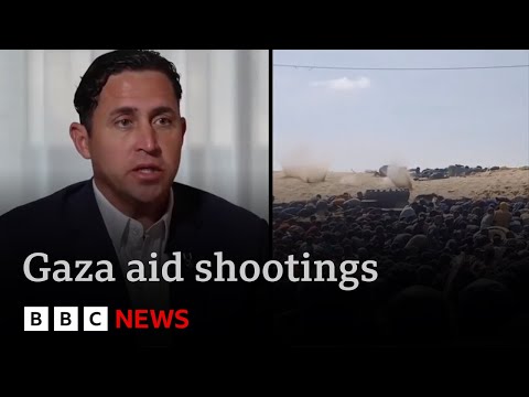 Youtube: Former US Green Beret says Israel committed war crimes at Gaza food distribution site | BBC News