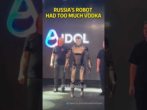 Youtube: 😂 Only in Russia: Humanoid Robot Can't Handle Its Vodka! #funny #RussianRobot #idol #humanoid