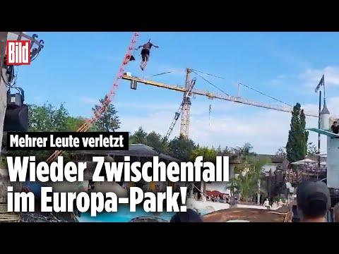 Youtube: Erneuter Unfall im Europa-Park: Sprungturm kracht in Wasserbecken | Rust