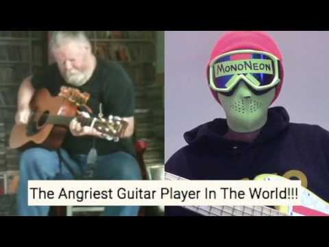 Youtube: MonoNeon: The Angriest Guitar Player In The World with Bass Player!!!