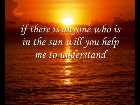 Youtube: Joseph Arthur - In the Sun (with lyrics)