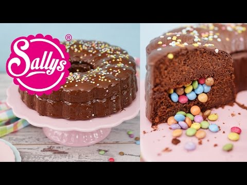 Youtube: Schokoladenkuchen mit Süßigkeitenfach / Geburtstagskuchen / Sallys Welt
