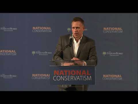 Youtube: Peter Thiel: The Star Trek Computer Is Not Enough - National Conservatism Conference