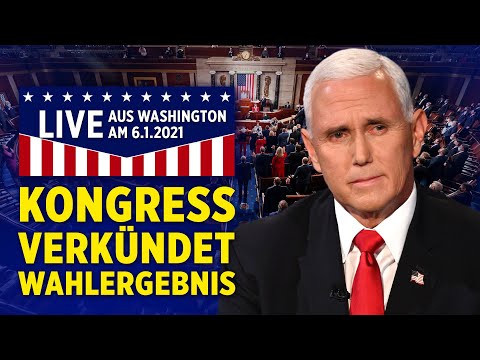 Youtube: Live aus dem US-Kongress: Abgeordnetenhaus und Senat vertagt wegen Abriegelung (6.1.)| NTD