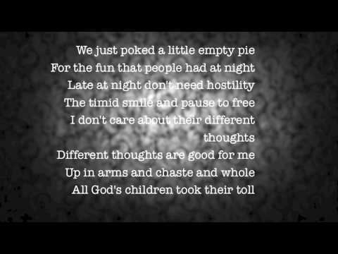 Youtube: Twist in my sobriety Tanita Tikaram 1989 lyrics