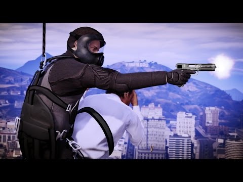 Youtube: GTA V - Level 121 - PS4 1st person gun cycle. Mini gun etc. Most guns. quick look