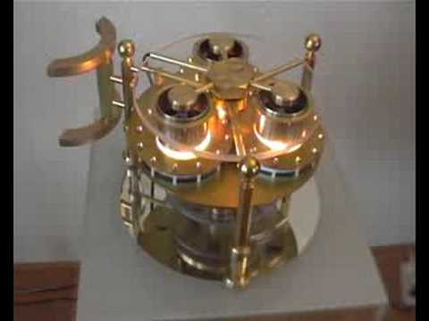 Youtube: "Flying Saucer"  Steampunk triple ltd engine