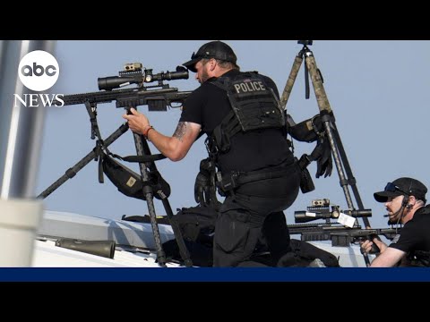 Youtube: Moment the Secret Service took down gunman in Trump shooting