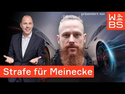 Youtube: Fritz Meinecke: 60.000 Euro Raser-Strafe & Führerschein weg! | Anwalt Christian Solmecke