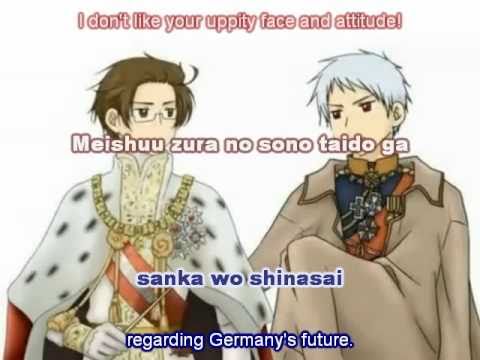 Youtube: Austria (Kaito) & Prussia (Gakupo) - Seven Weeks War [ENG TXT]