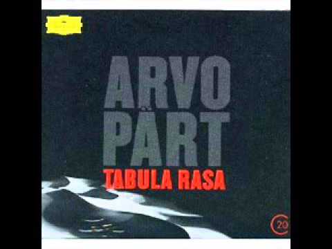 Youtube: Arvo Pärt - Tabula rasa