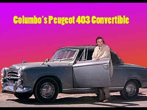 Youtube: WHAT HAPPENED TO THE ORIGINAL COLUMBO  PEUGEOT 403 CAR FROM TV SERIES VLOG