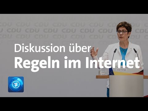Youtube: Nach Wahlaufruf von YouTubern: Kramp-Karrenbauer löst Diskussion aus