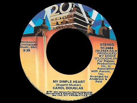 Youtube: Carol Douglas ~ My Simple Heart 1981 Disco Purrfection Version