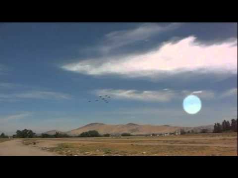 Youtube: UFO Fly-bys at Chilean Ceremony