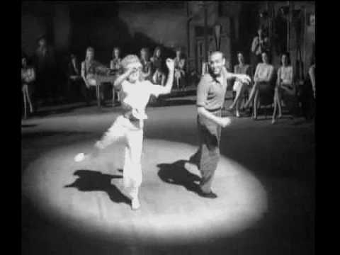Youtube: Betty Grable & Hermes Pan - Footlight Serenade (1942) - "Land On Your Feet"