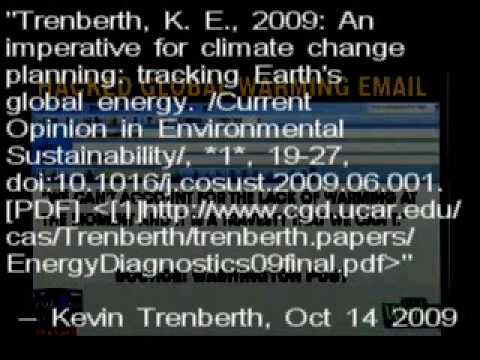 Youtube: 6. Climate Change -- Those hacked e-mails