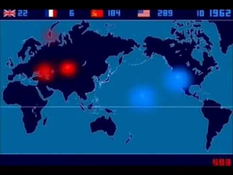 Youtube: Die Atommächte und ihre "Tests" von Nuklearwaffen (1945-1998)