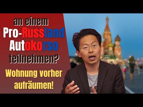 Youtube: Du möchtest an einem Pro-Russland-Autokorso teilnehmen? Kannst du, aber räume zuvor die Wohnung auf.