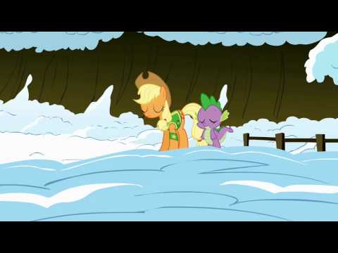 Youtube: Applejack & Spike - (shake their heads)