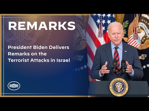 Youtube: President Biden Delivers Remarks on the Terrorist Attacks in Israel