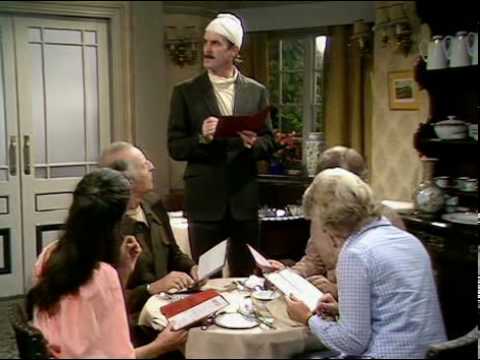 Youtube: Fawlty Towers - Don't mention the war.mpg
