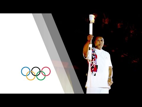 Youtube: Muhammad Ali lights the the Olympic Flame at Atlanta 1996