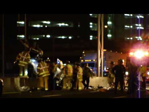 Youtube: Car Crash on I-84 West Last Night in Hartford. Part 2.