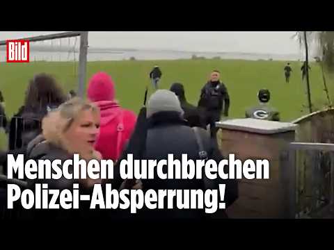 Youtube: OSTSEE: Drama um den gestrandeten Buckelwal! Demonstranten stürmen Zaun
