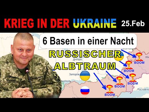 Youtube: 25.Feb:  HIMARS ZEIT - Ukrainer ZERSTÖREN 6 LOGISTIKKNOTEN IN EINER NACHT | Ukraine-Krieg