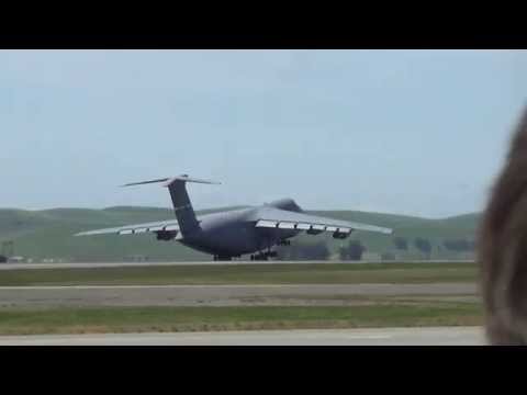 Youtube: C5B galaxy and C5M super galaxy take off  travis AFB.