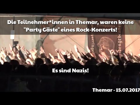 Youtube: Hitler Gruß und "Sieg Heil" Rufe in Themar und wie die AfD dazu steht.