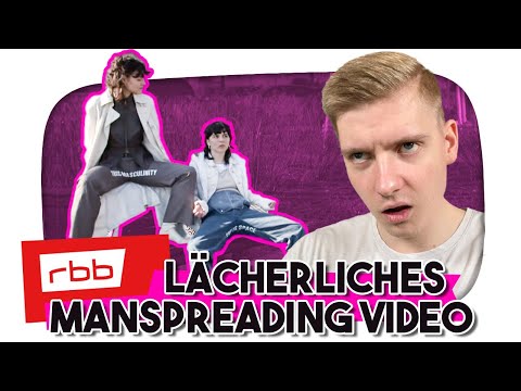 Youtube: Die ideologisch falsche Manspreading Reportage vom RBB - Kuchen Talks #608