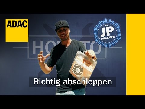 Youtube: ADAC How To: Auto richtig abschleppen mit Jean Pierre Kraemer  | ADAC