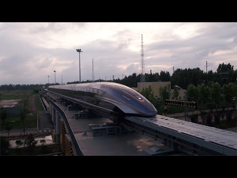 Youtube: World's first 600 km/h high-speed maglev train rolls off assembly line