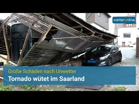 Youtube: Tornado wütet in Urexweiler: Unwetter im Saarland