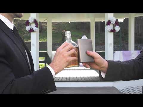 Youtube: A Groomsmen's Best Friend: the Vargo Titanium Funnel Flask