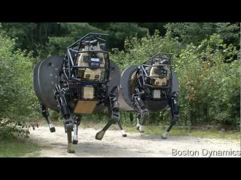 Youtube: Big Dog Robot by Boston Dynamics - LS3 (Legged Squad System)