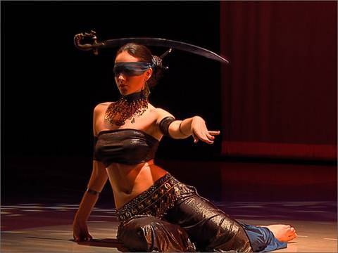 Youtube: Irina Akulenko - "Justice" from "Tarot - Fantasy Belly Dance" DVD - WorldDanceNewYork.com