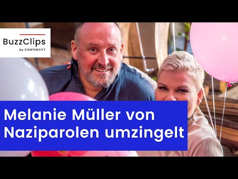 Youtube: Melanie Müller bei Konzert von Naziparolen umzingelt