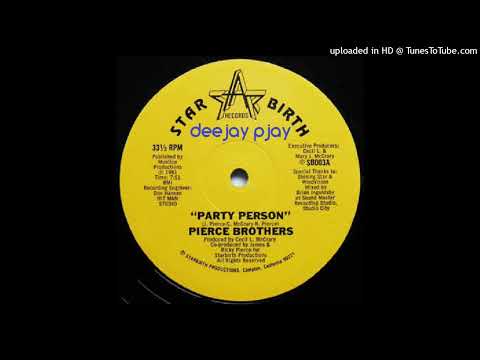 Youtube: Pierce Brothers - Party Person