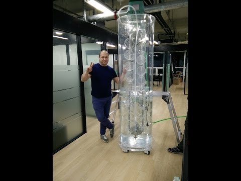 Youtube: Gravity power generator based on fluid-air displacement SAMPLE TEST 2