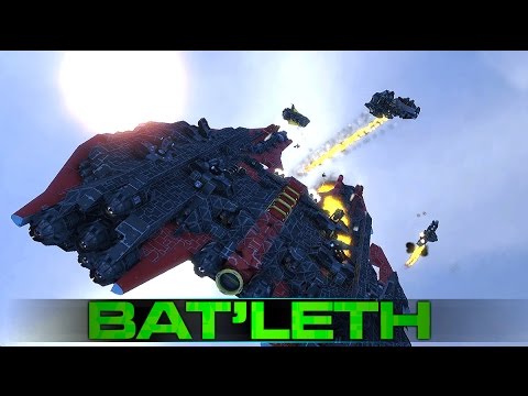 Youtube: Space Engineers - The 'Bat'leth' Corvette & Battle Testing (Building a Fleet)