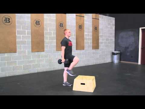 Youtube: Dumbbell Box Step-Up - Four Barrel CrossFit