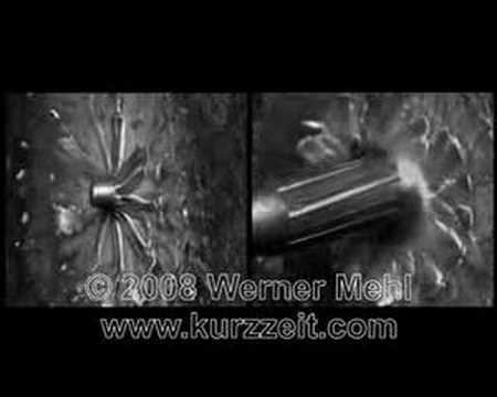 Youtube: WOW! AK47 Bullet hitting STEEL PLATE...nice!
