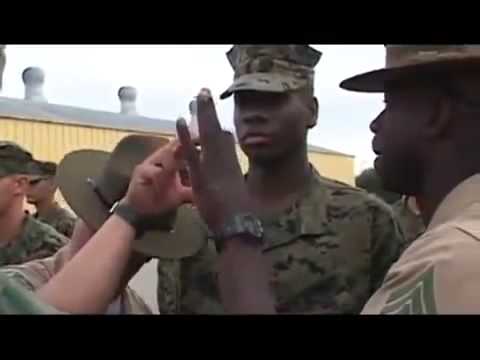 Youtube: US Marine Corps Drill Instructor vs US Army Drill Sergeant