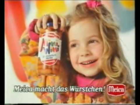 Youtube: Mini Wini Würstchenkette Meica - Werbung 90er Jahre