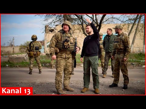 Youtube: Zelenskiy visits Avdiivka where intense fighting is underway, meets troops