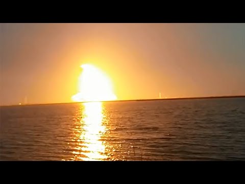 Youtube: Antares Rocket Orb-3 explodes Wallops Island, VA